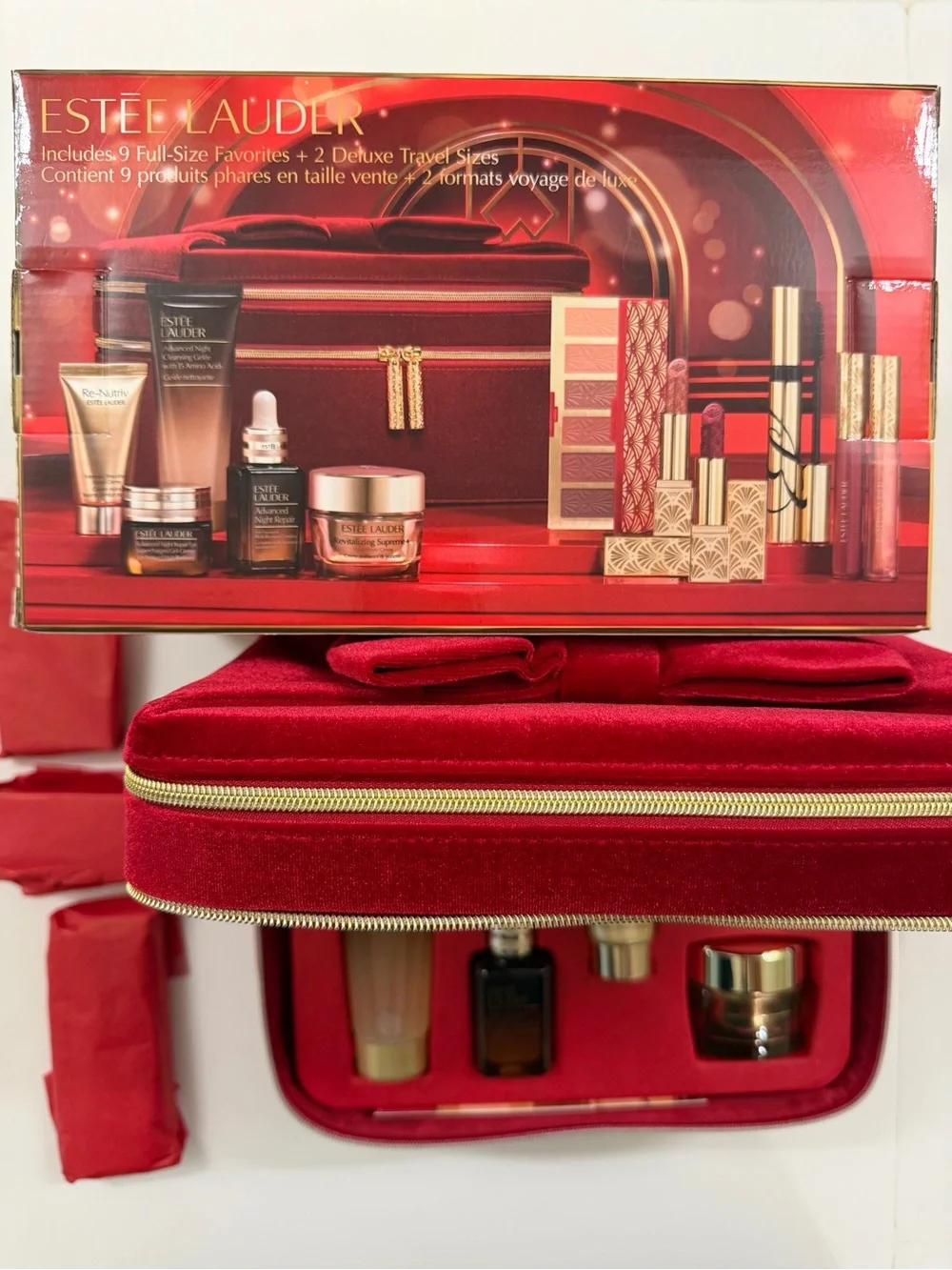 Brand New Estée Lauder Revitalizing Supreme + Day Creme Skincare Make Up Set